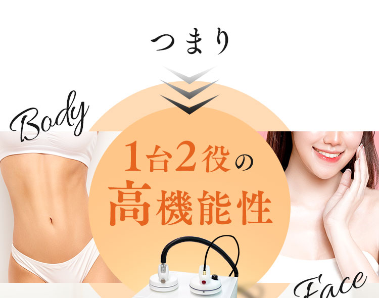 1台2役の高機能性